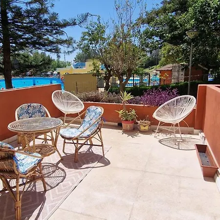 With Large Sunny Terrace
